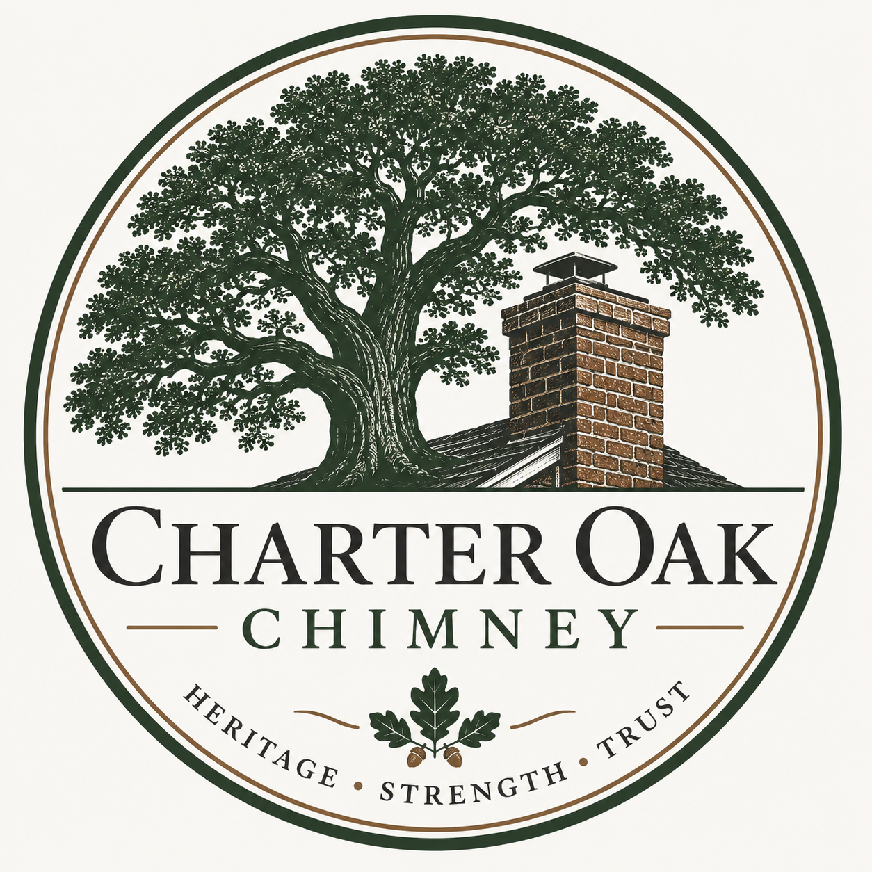 Charter Oak Chimney logo