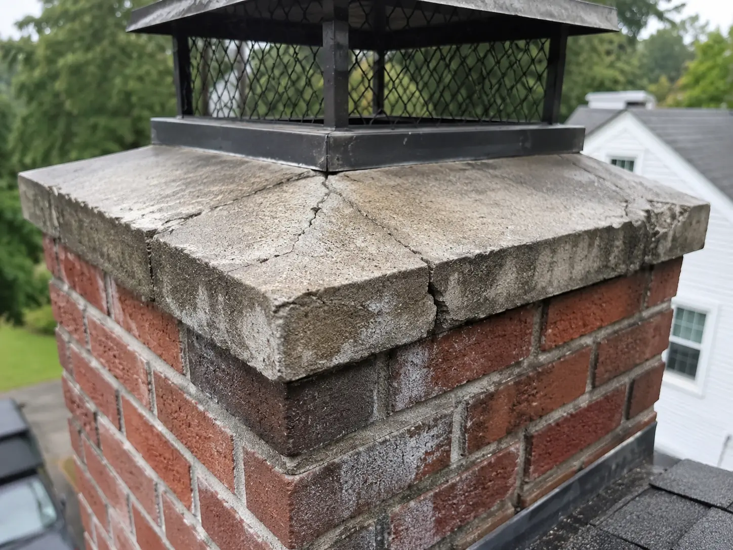 Crown before repair