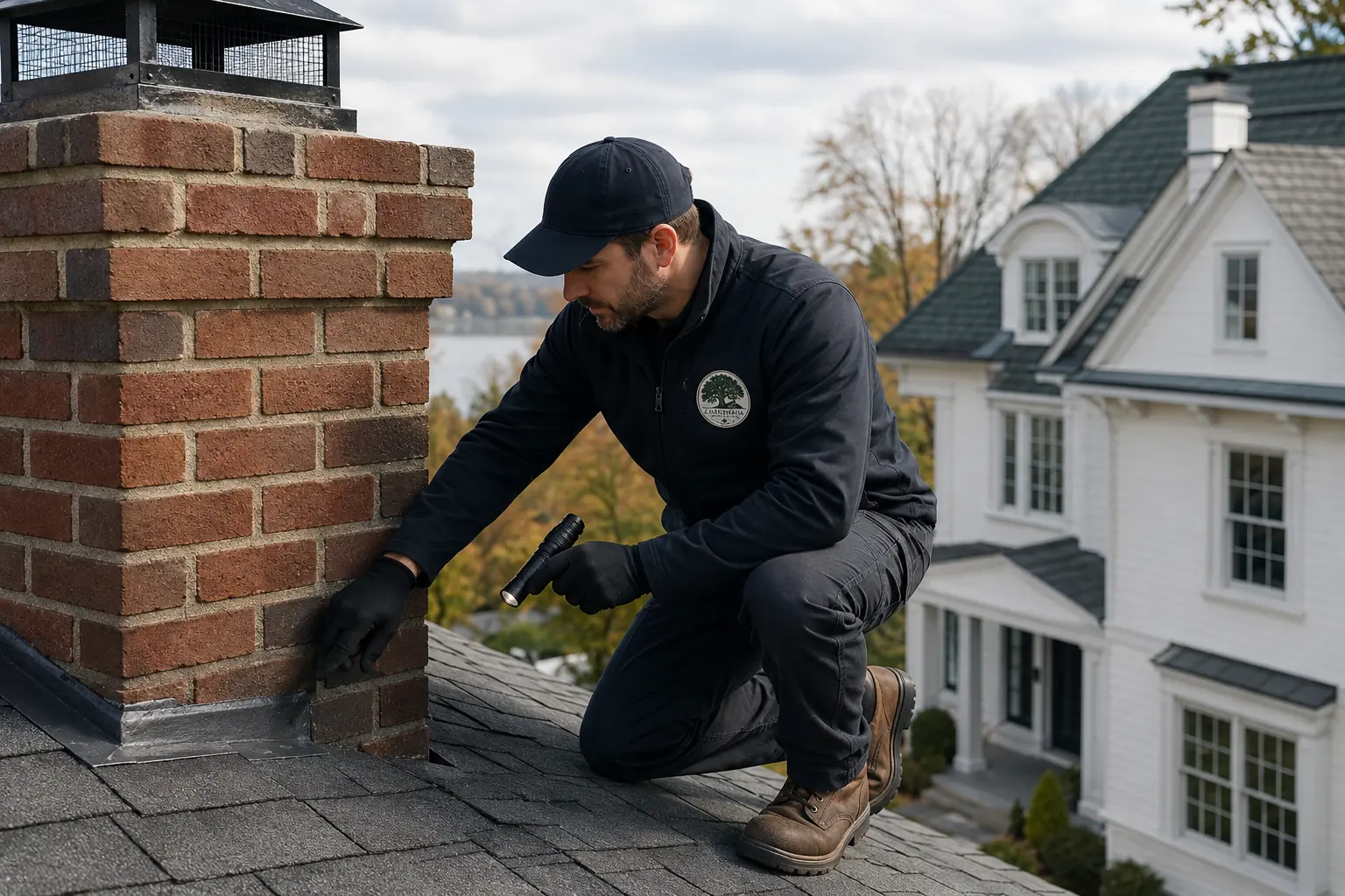 Chimney service in Darien