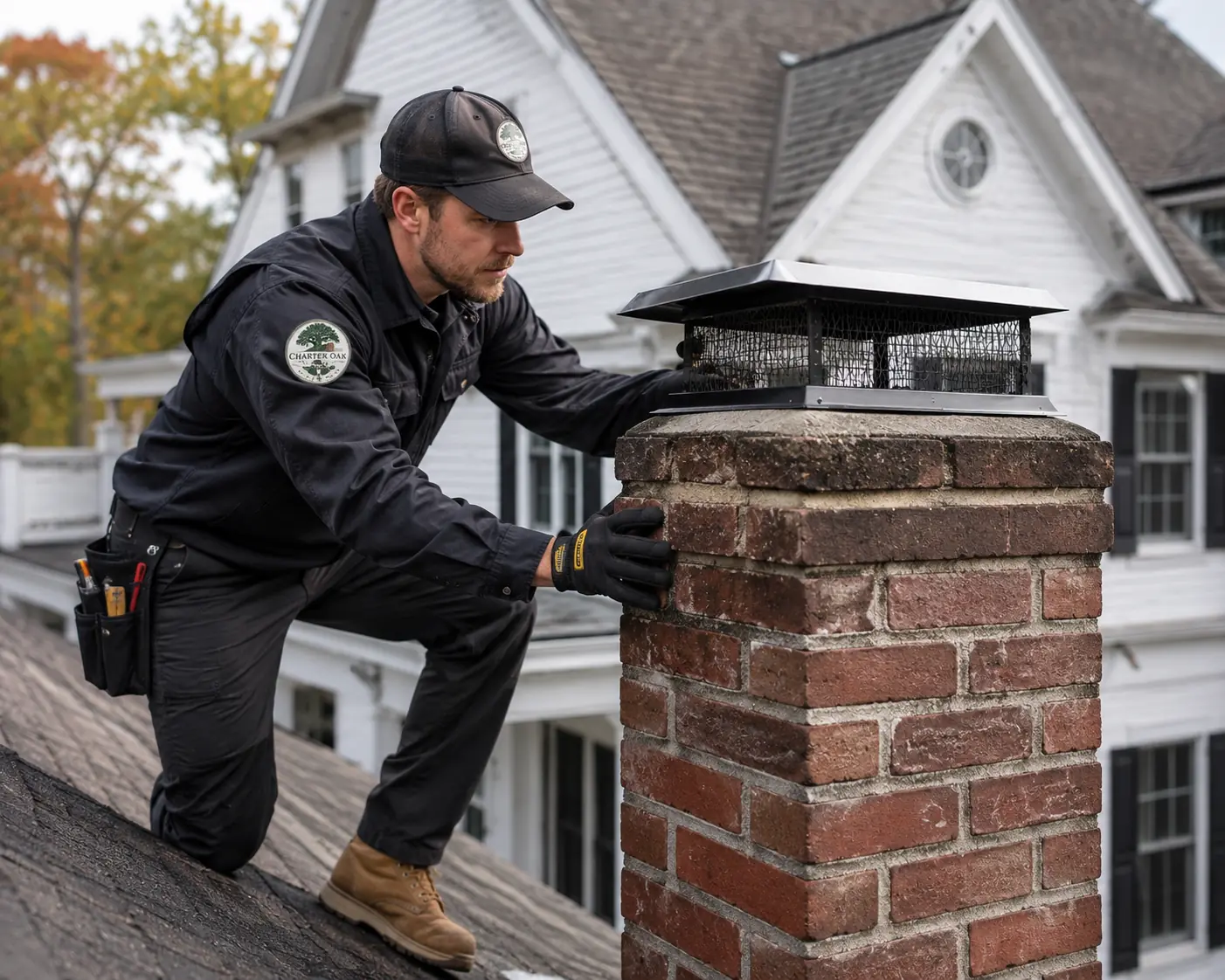 Chimney service in New Canaan