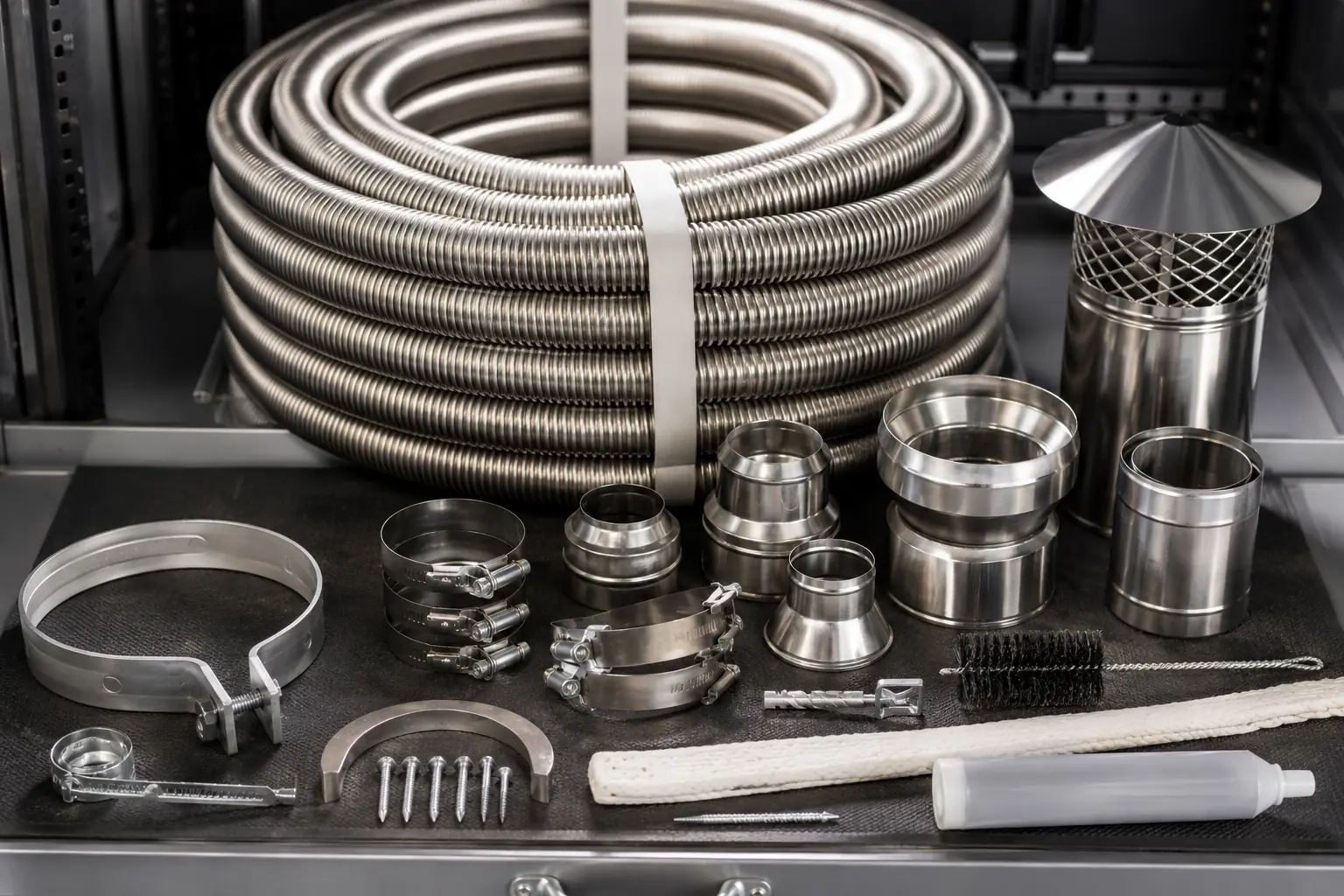 Stainless steel chimney liner