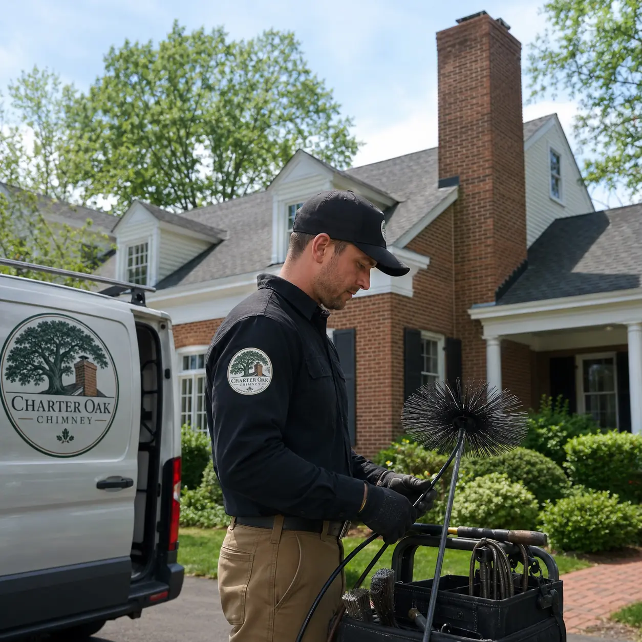 Chimney service in West Hartford
